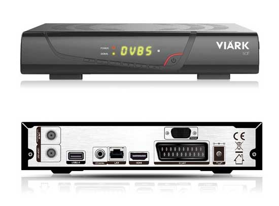 receptor VIARK SAT DVB-S2 con H.265 HEVC
